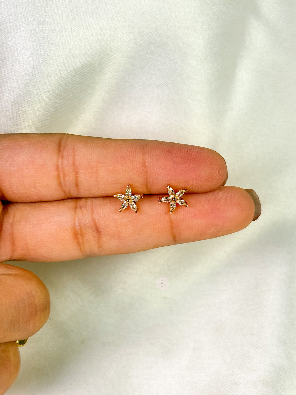 Floral Ball Back Studs