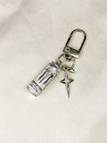 White Monster Keychain