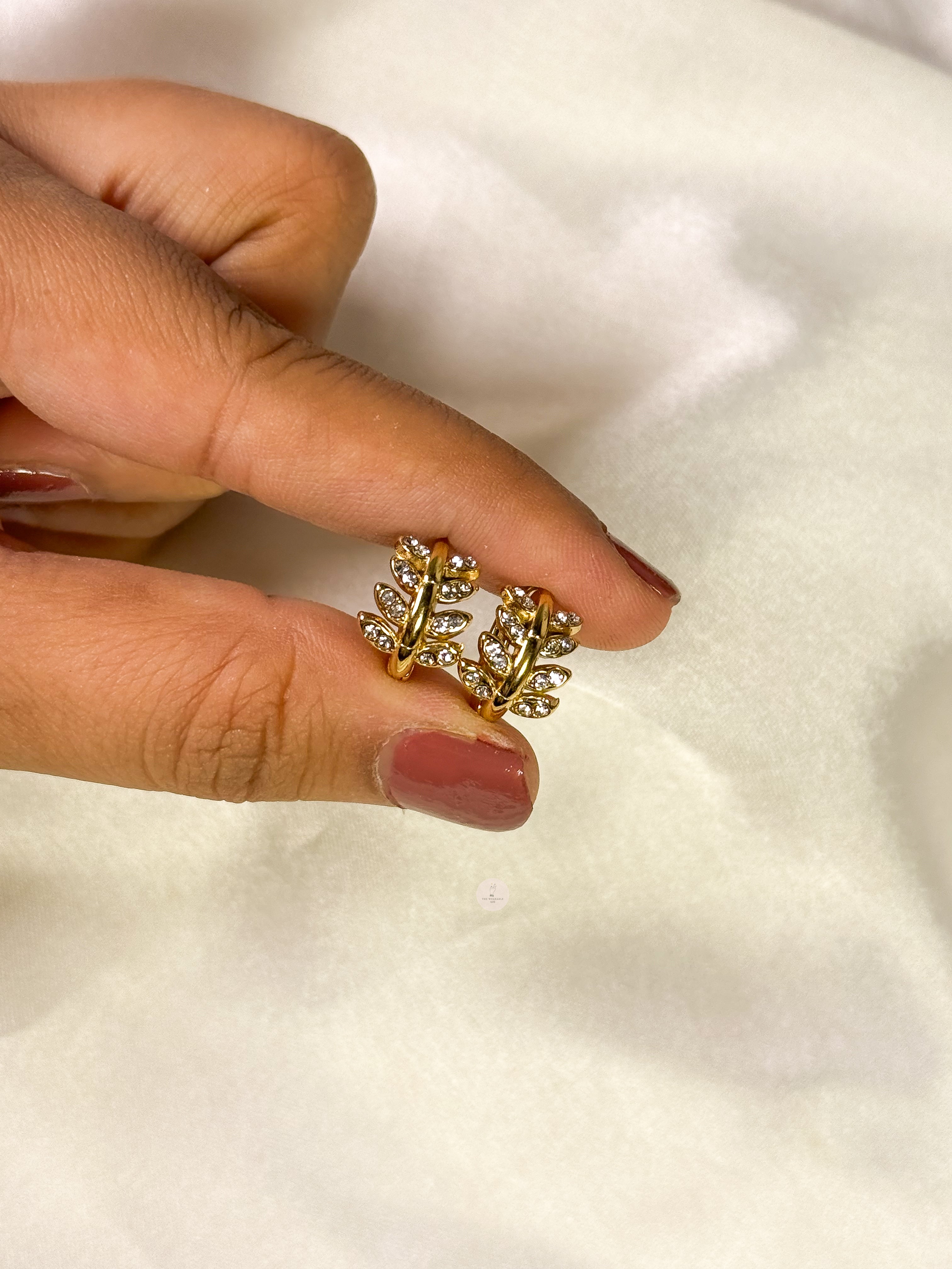Leafy Mini Hoops