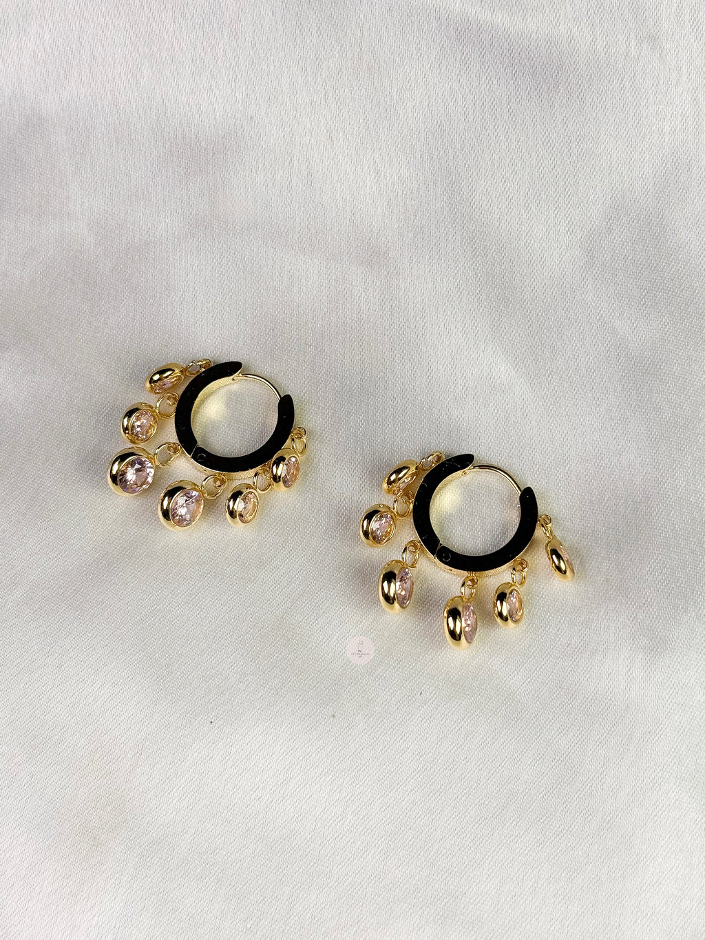 Blush Crystal Earrings