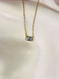 Baguette Necklace
