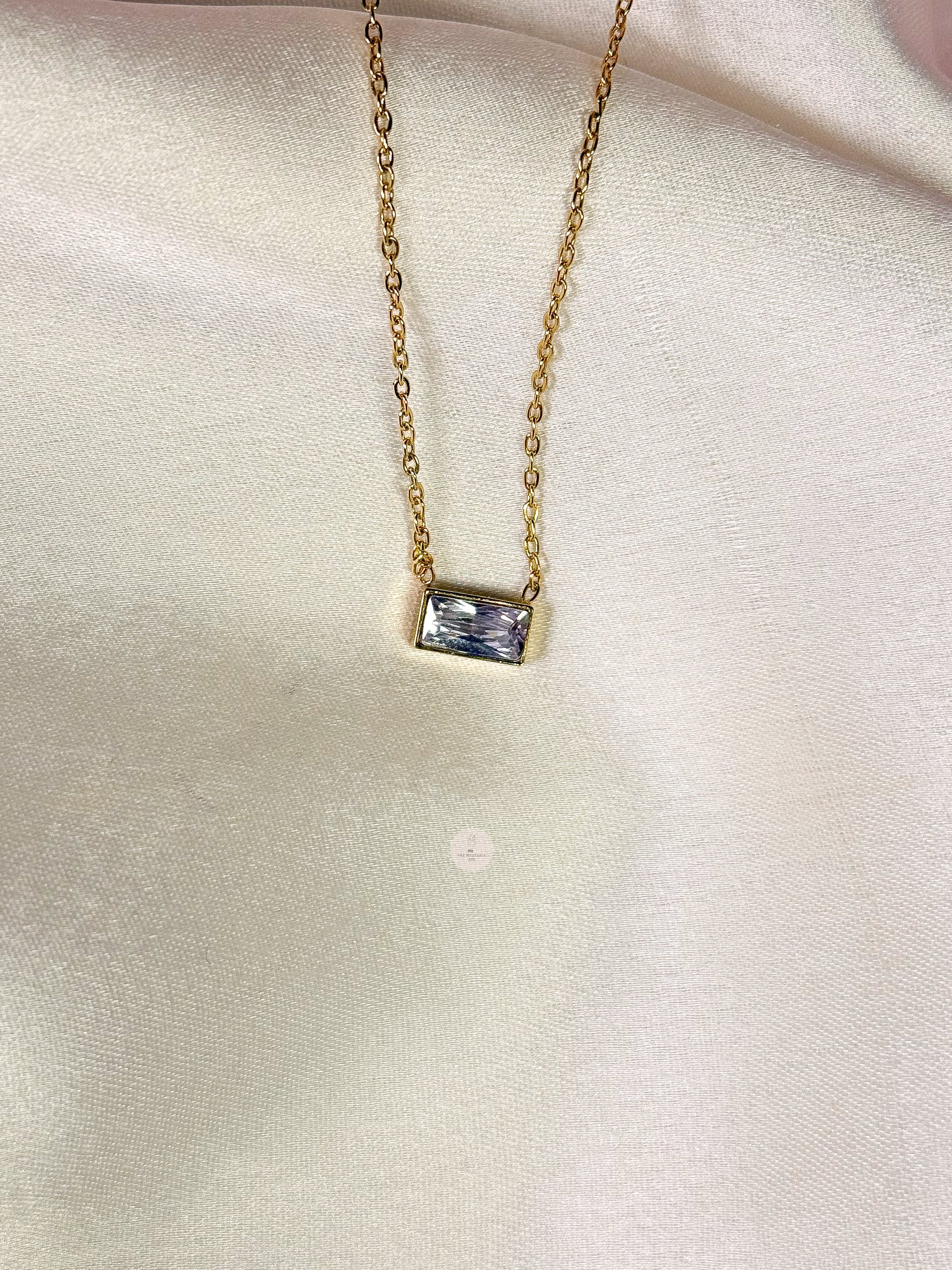 Baguette Necklace