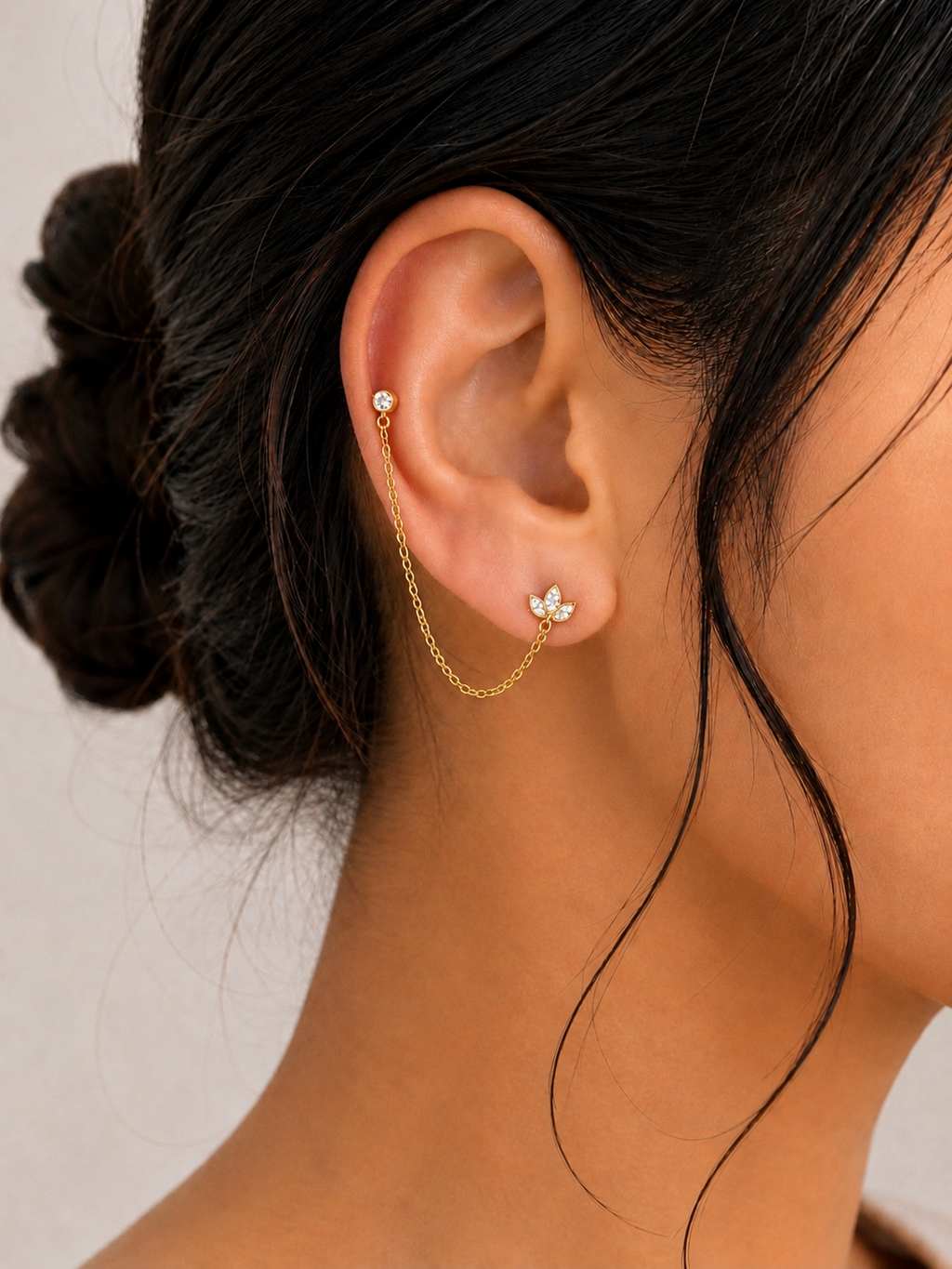 Petal Chain Earrings