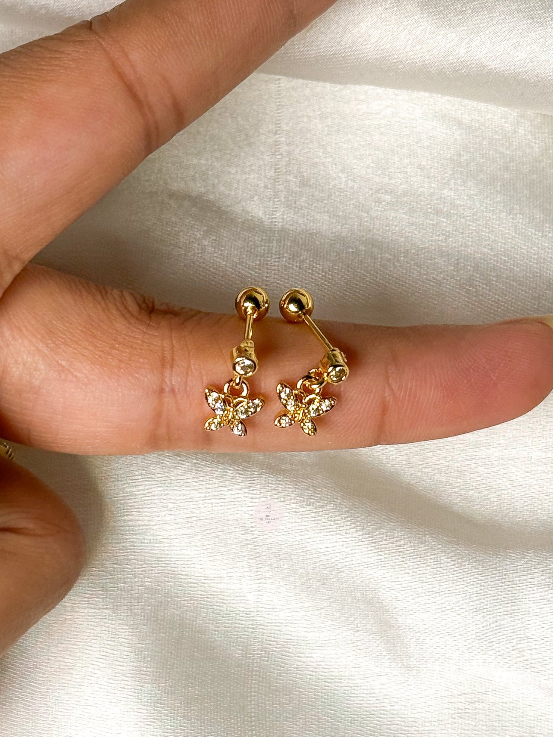 Butterfly Ball Back studs