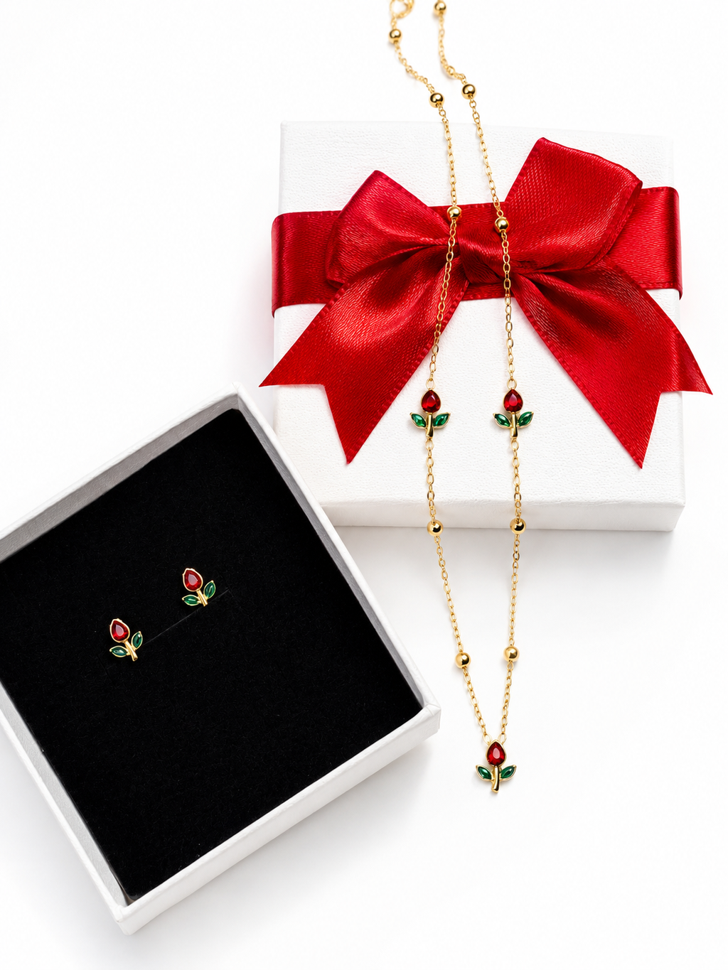 Red Tulip Gift Set