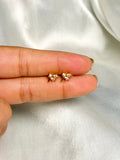 Diamond Leaf Ball Back Studs