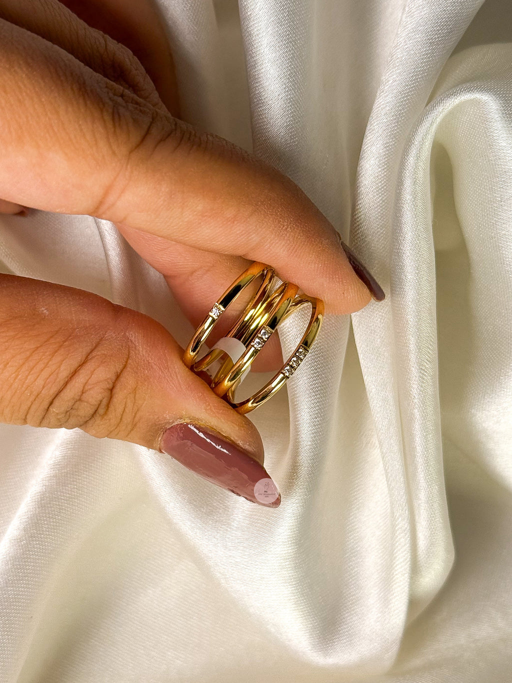 Trio band rings