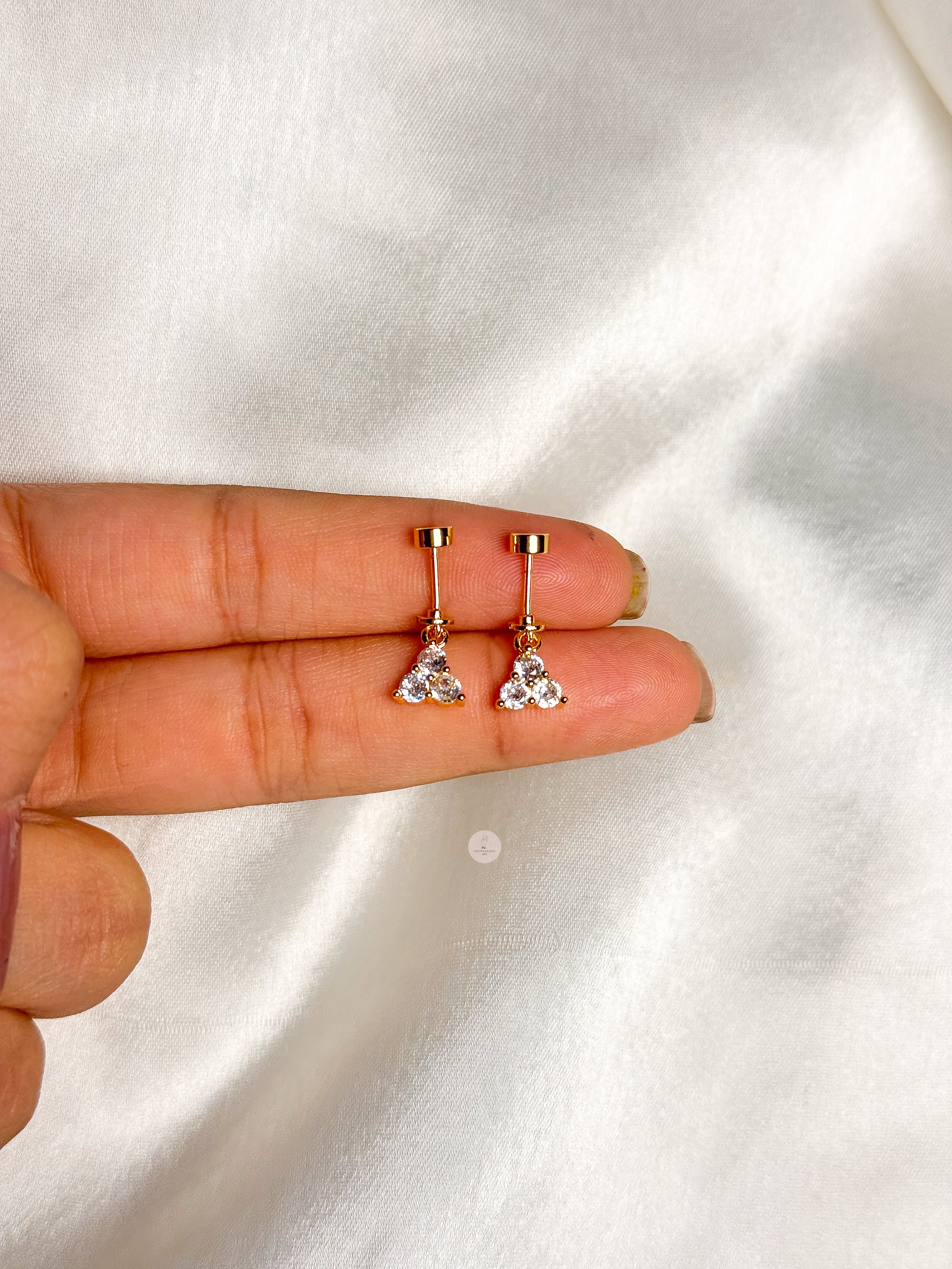 Bugadi Trio Studs