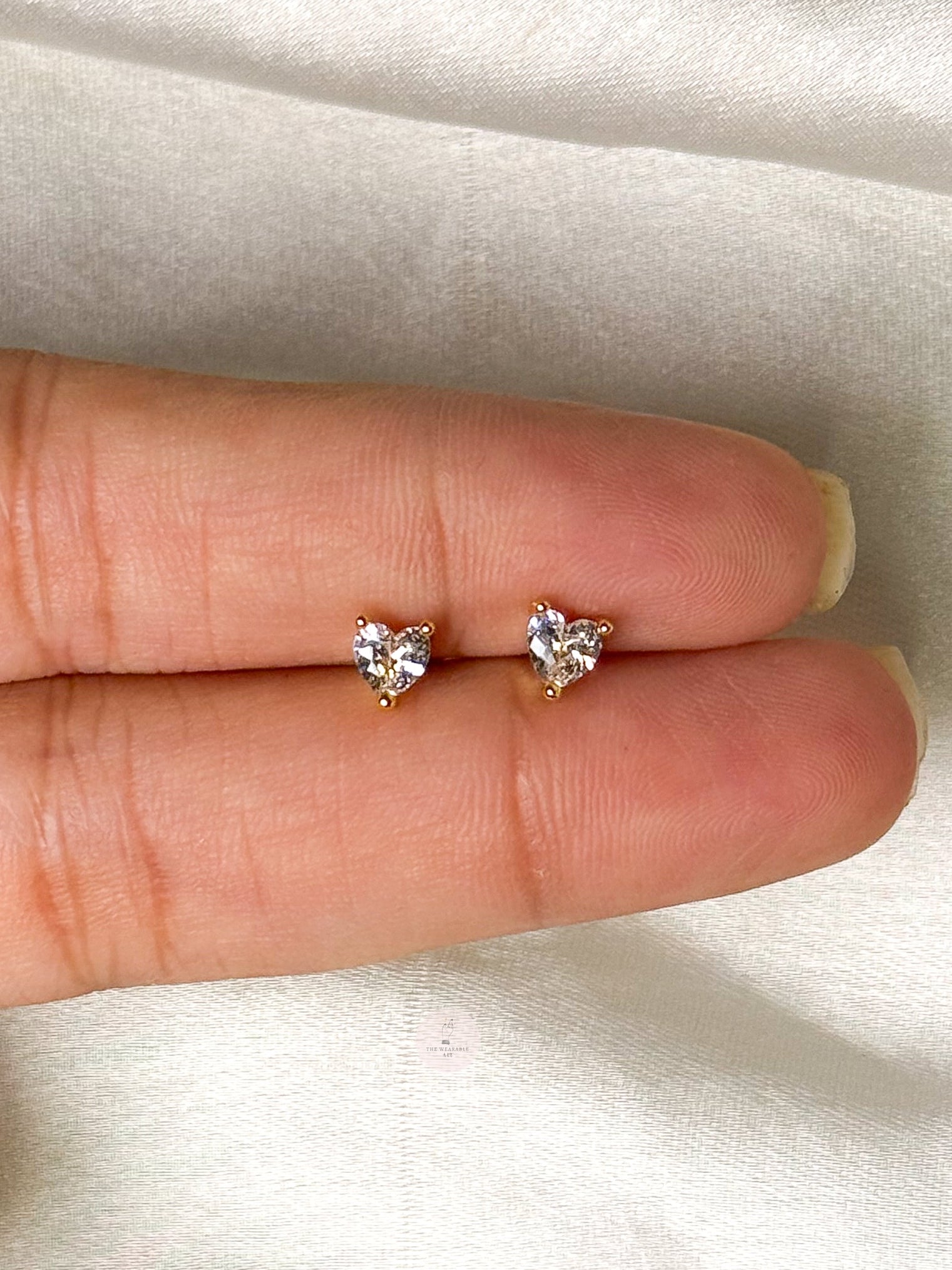 Cute Diamond Ball Back Studs