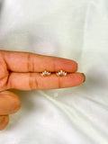 Crown Glow Ball Back Studs