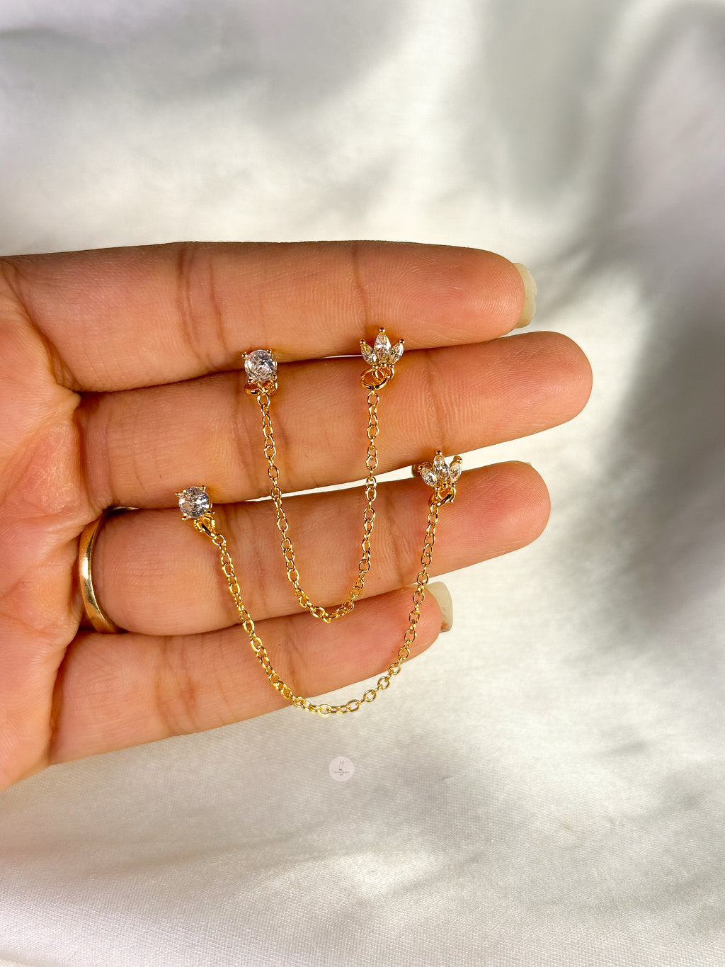 Petal Chain Earrings