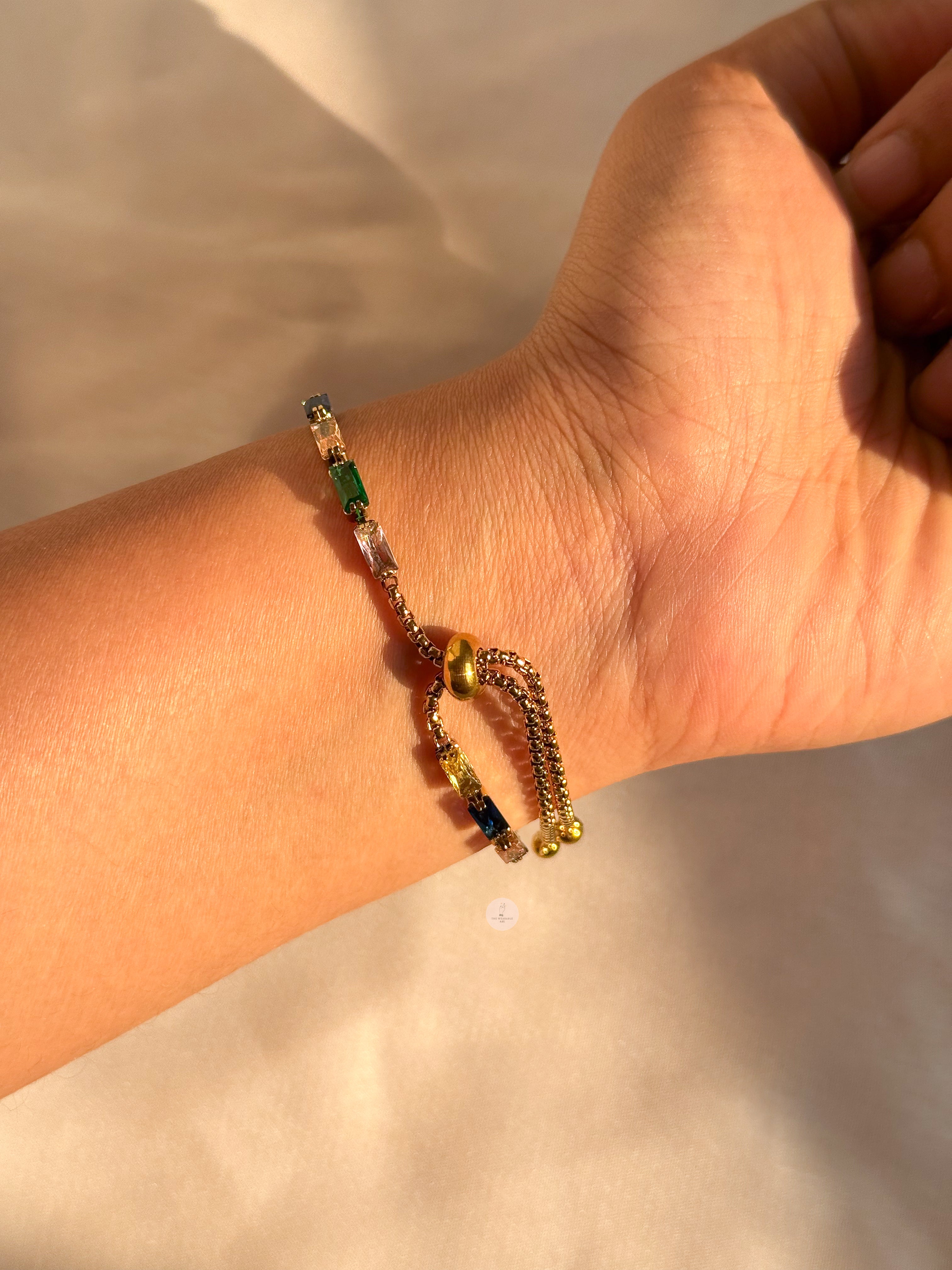 Adjustable Multi Color Bracelet