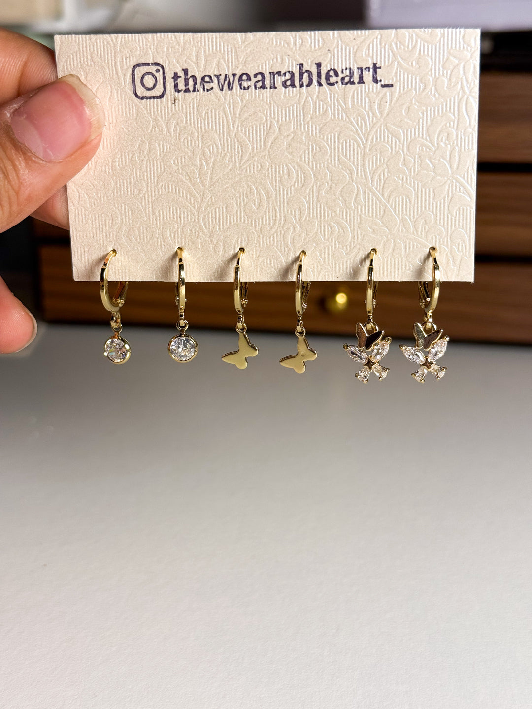 Butterfly Stack Earrings