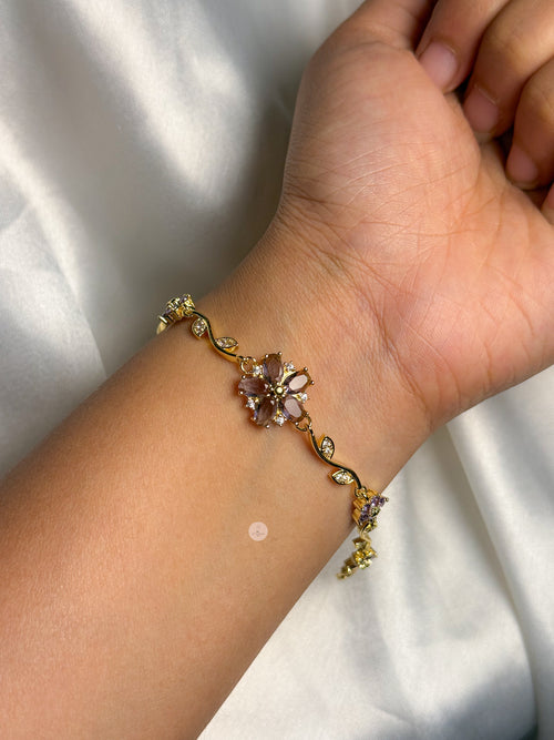 Amethyst Bloom Bracelet