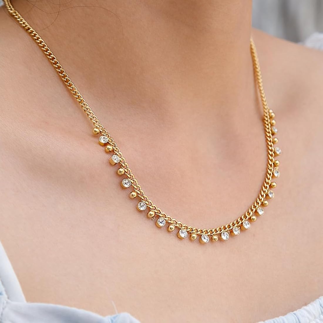 Starlit Drape Necklace