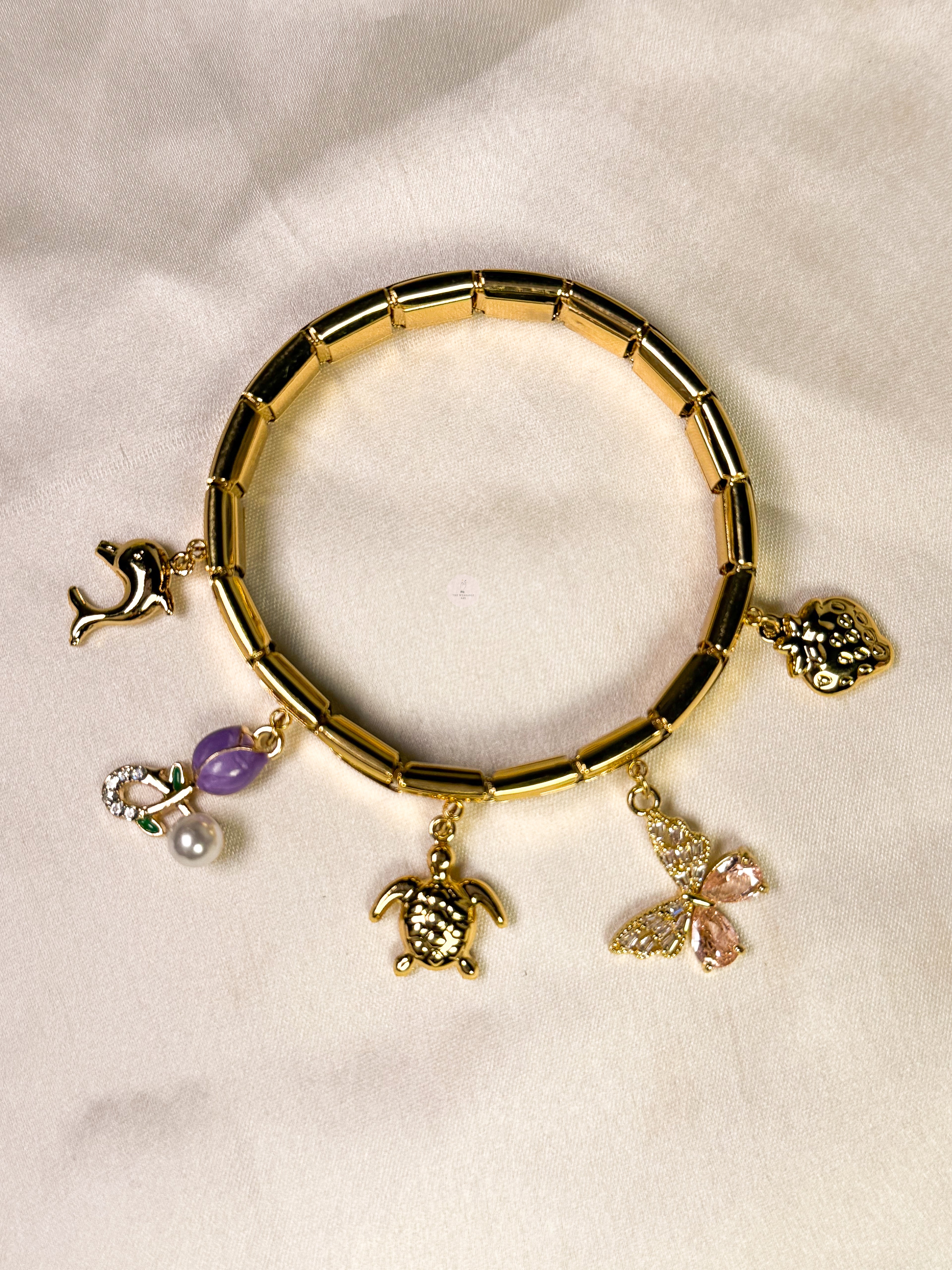 Tulip Italian Charm Bracelet