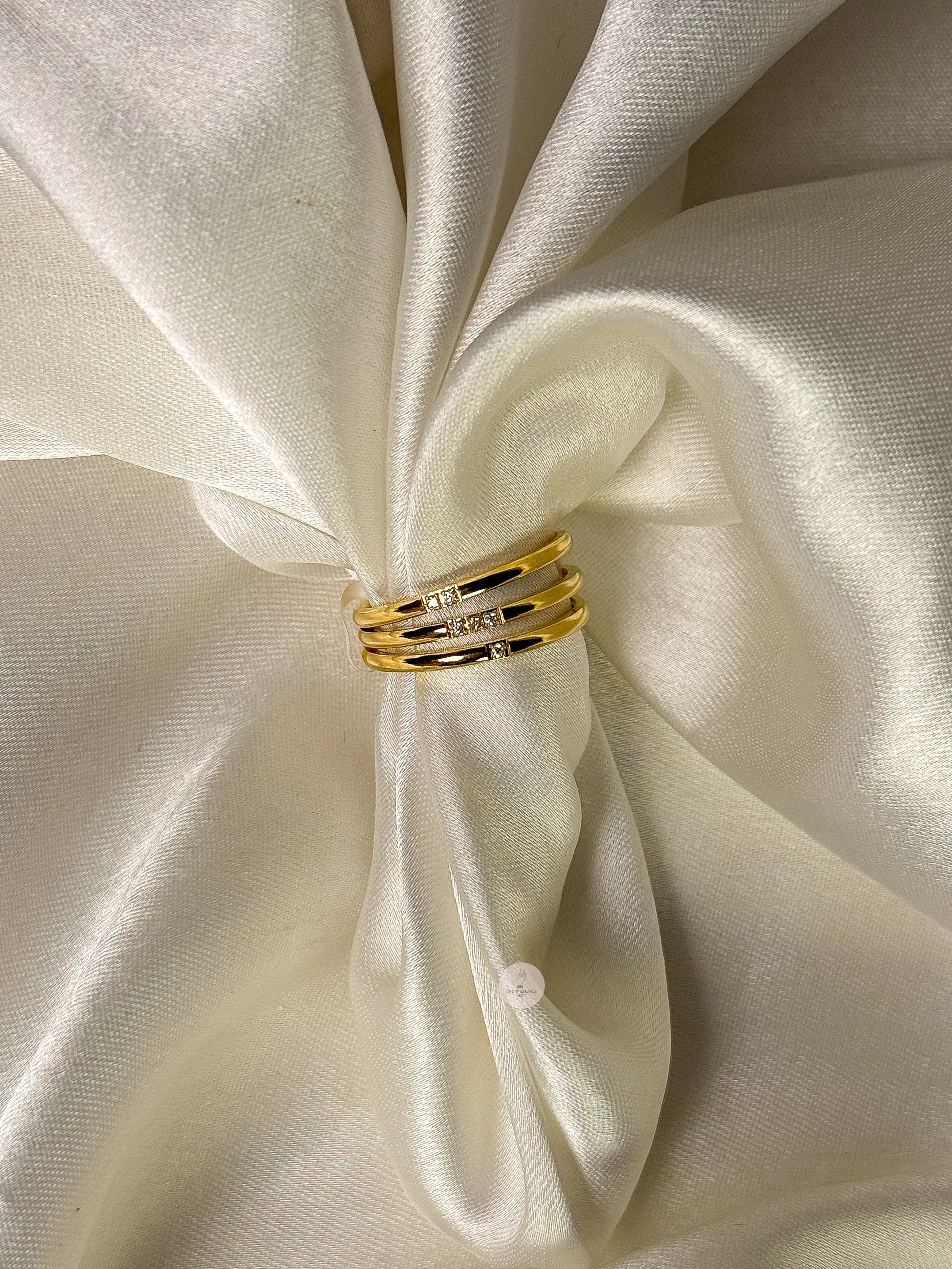 Trio band rings