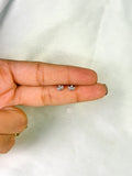 Crown Silver Ball Back Studs