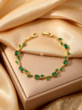 Emerald Tulip Bracelet