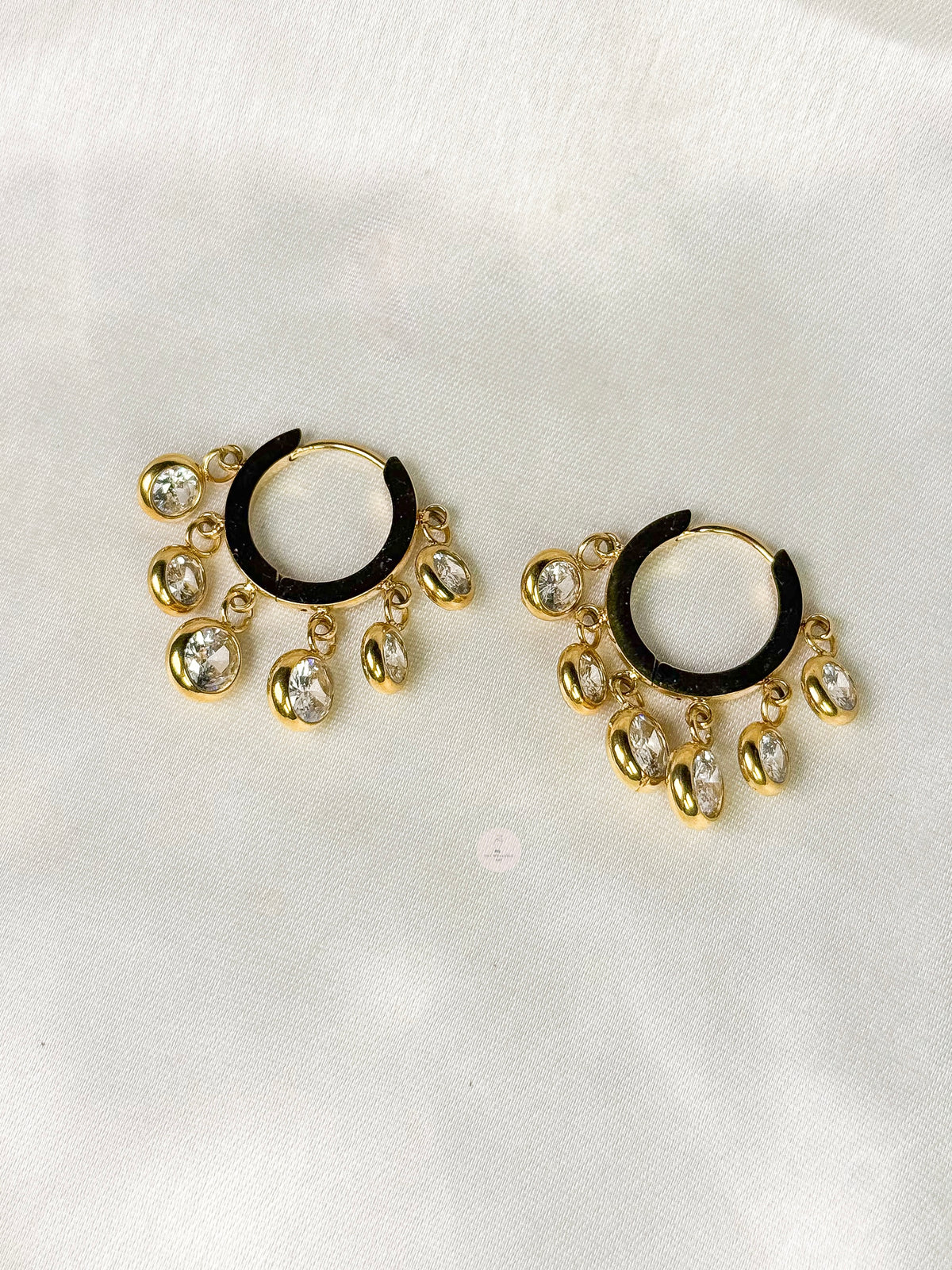 Ivory Crystal Earrings