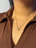White Heart Necklace