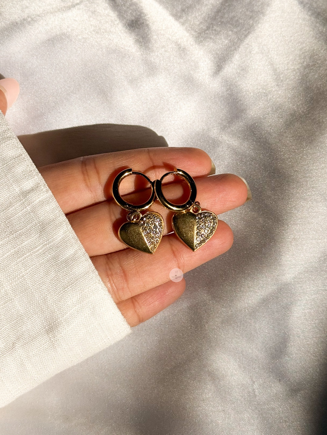 Sweet Split Heart Earrings