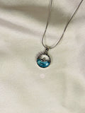 Silver Blue Whale Necklace