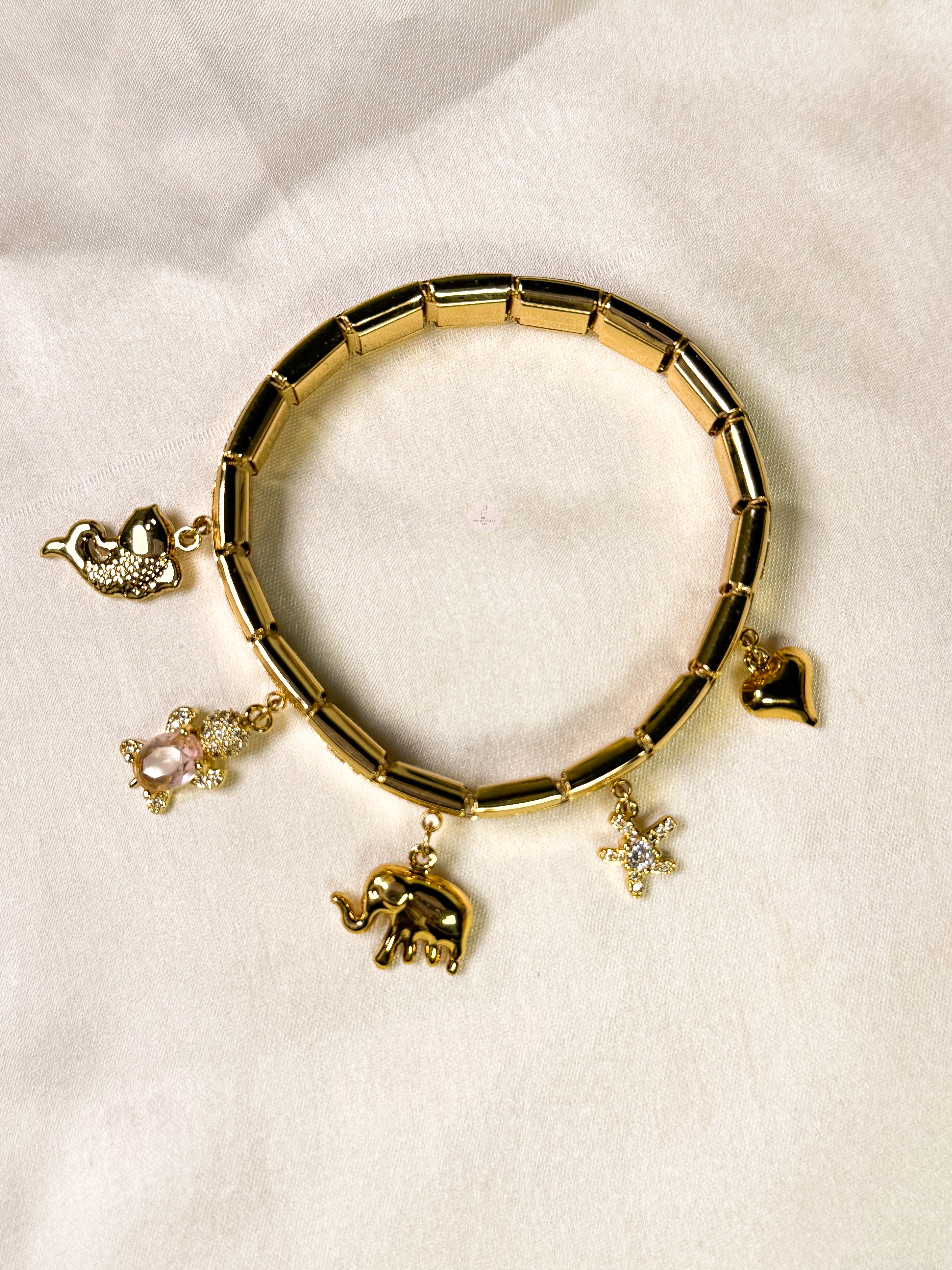 Star Italian Charm Bracelet