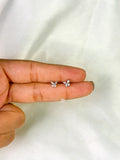 Butterfly Silver Ball Back Studs