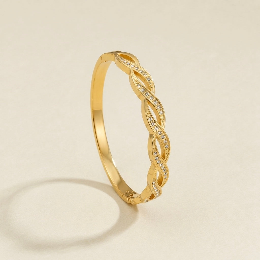 Twisted Diamond Baby size kada