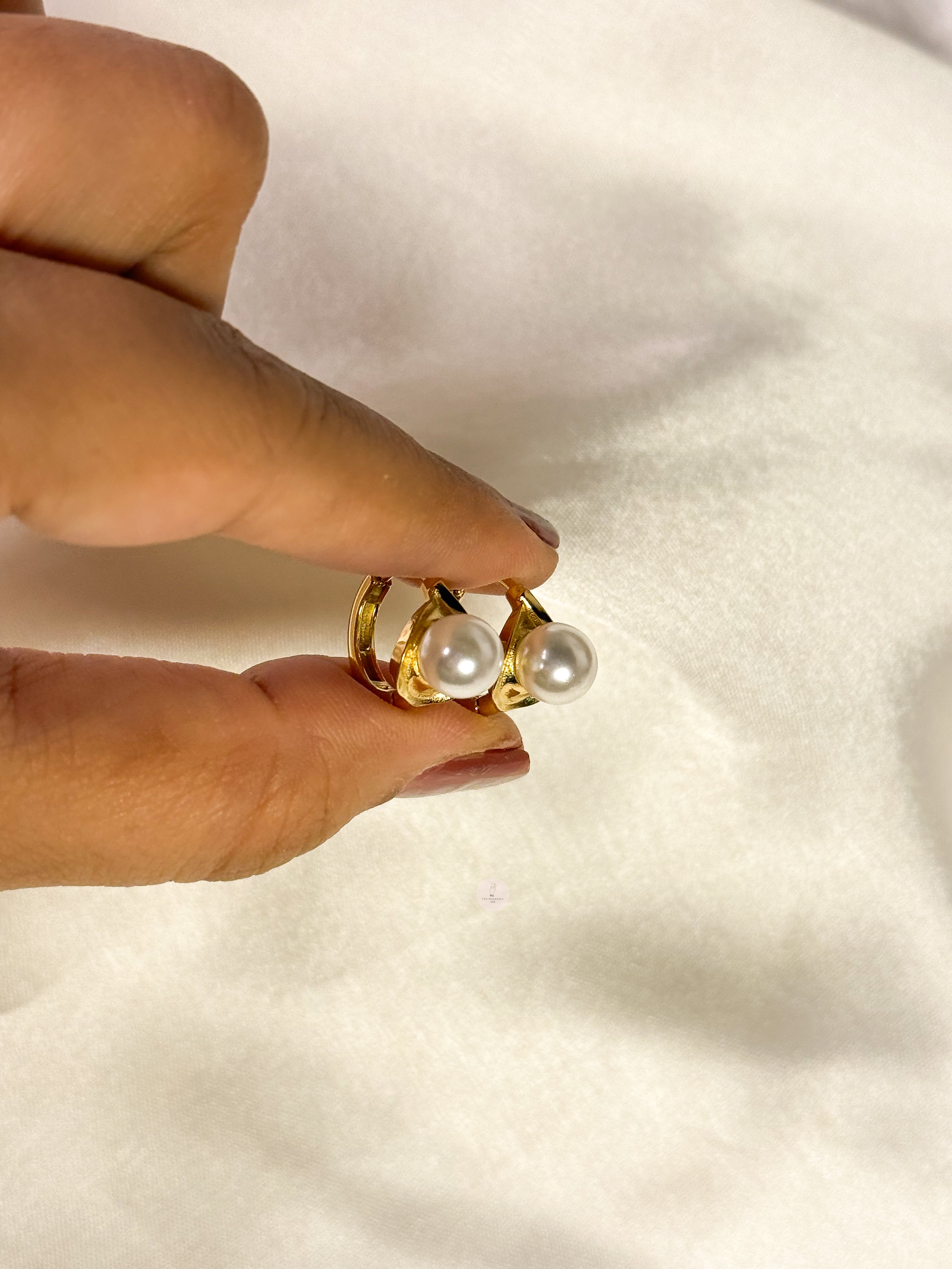 Pearl Mini Hoops