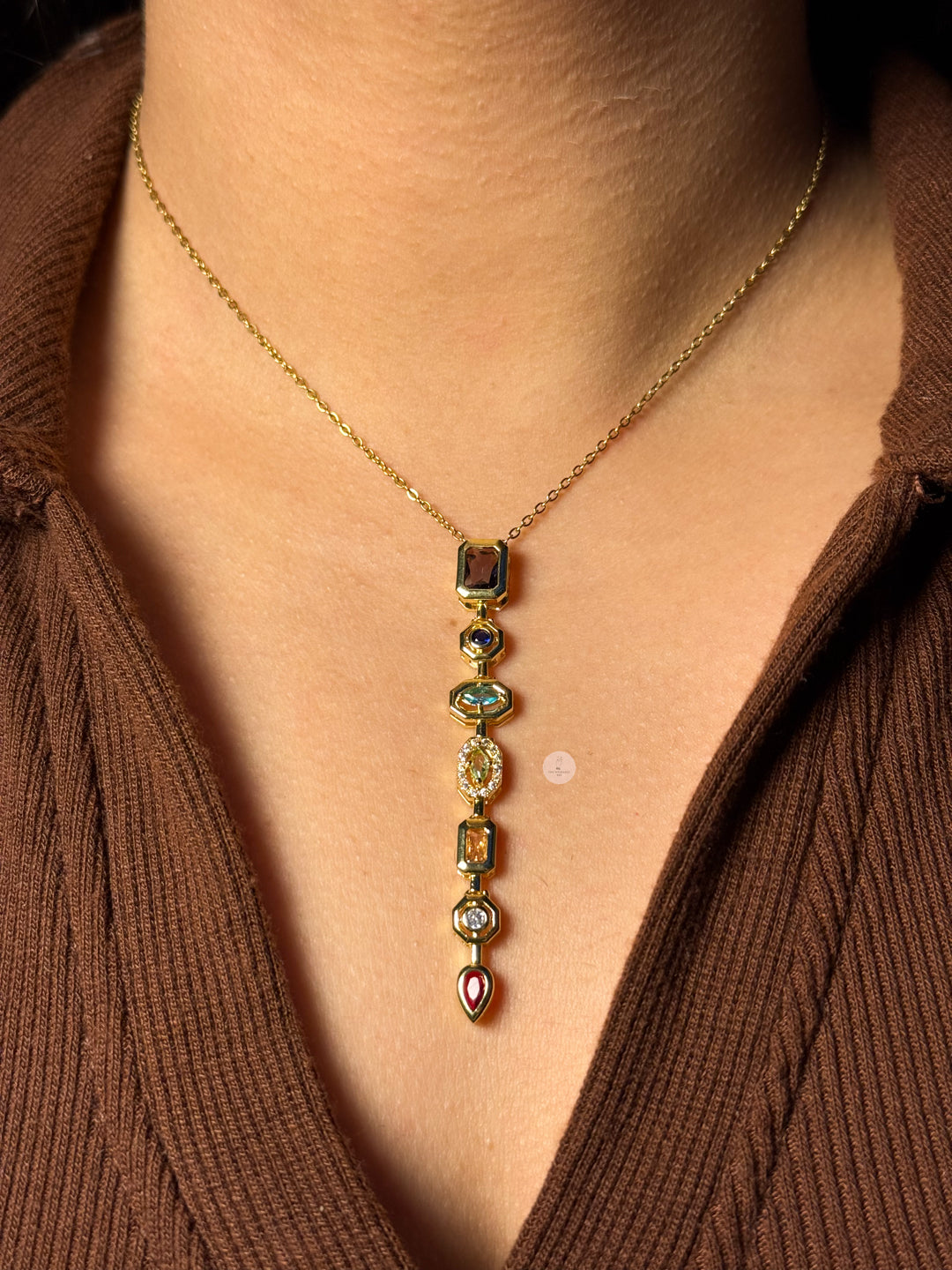 Crystal Drop Necklace