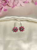 Oxidised Pink Earrings