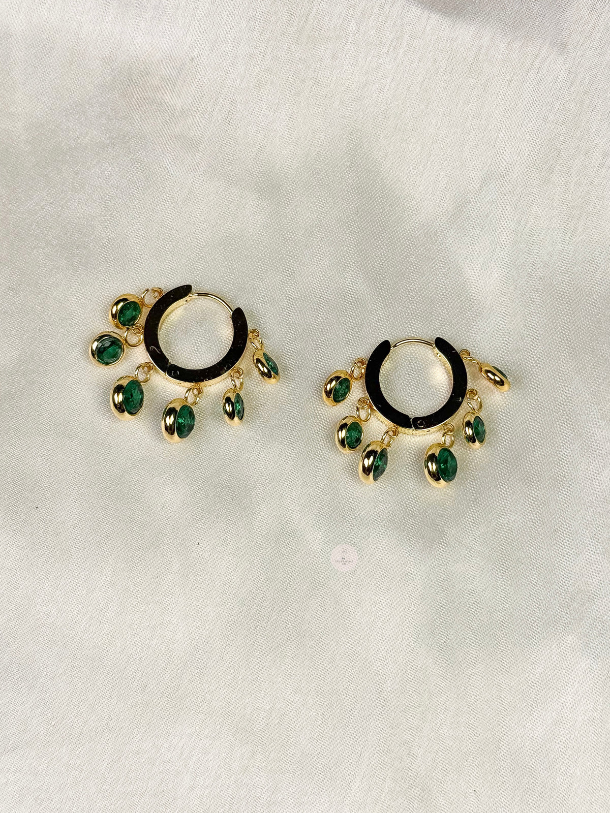 Emerald Crystal Earrings