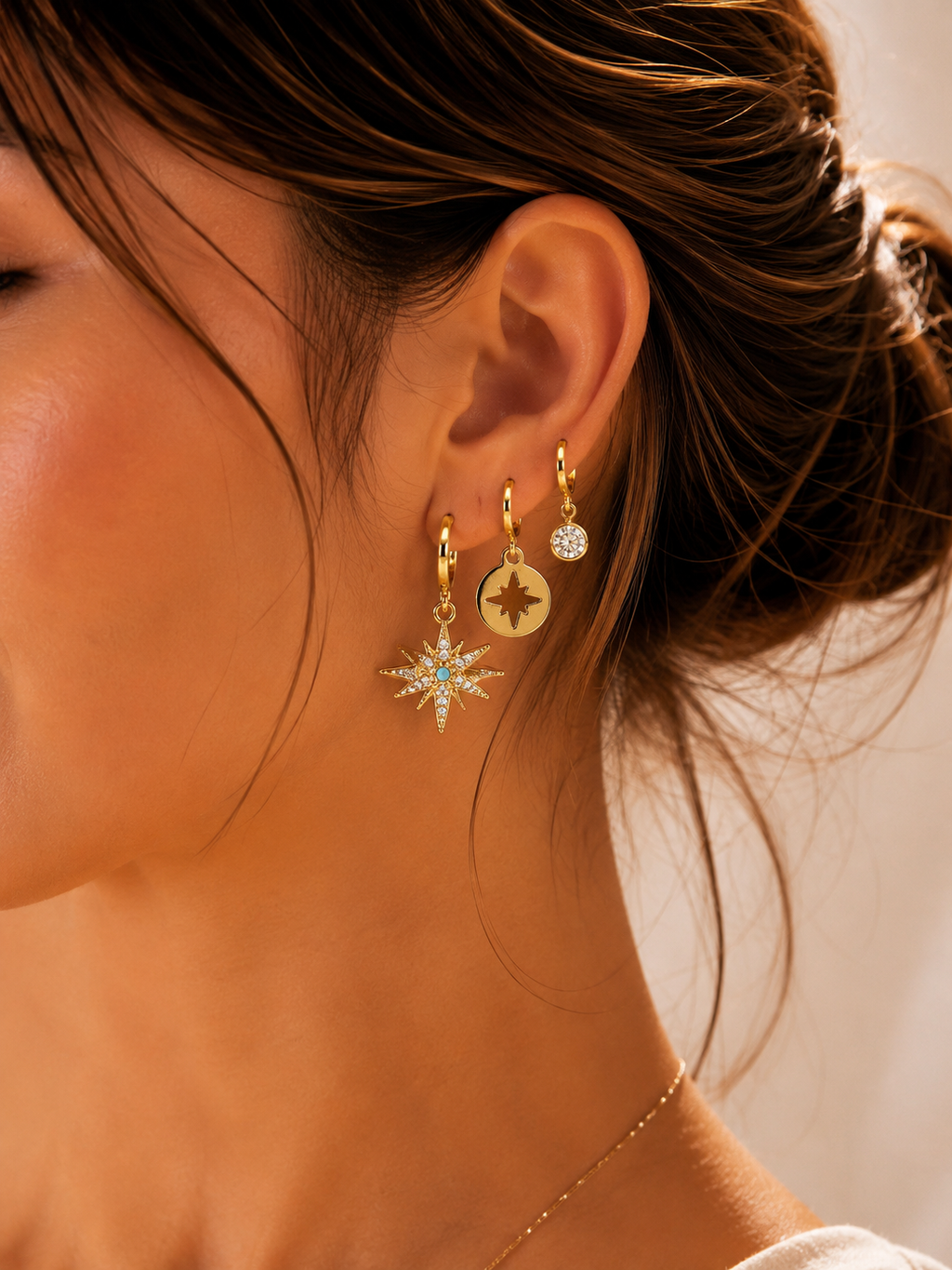 Star Stack Earrings