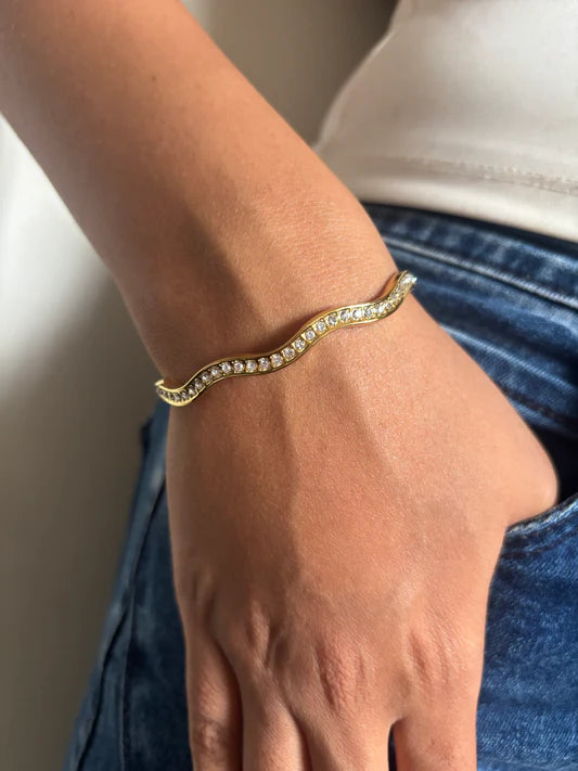 Diamond Wave Bracelet