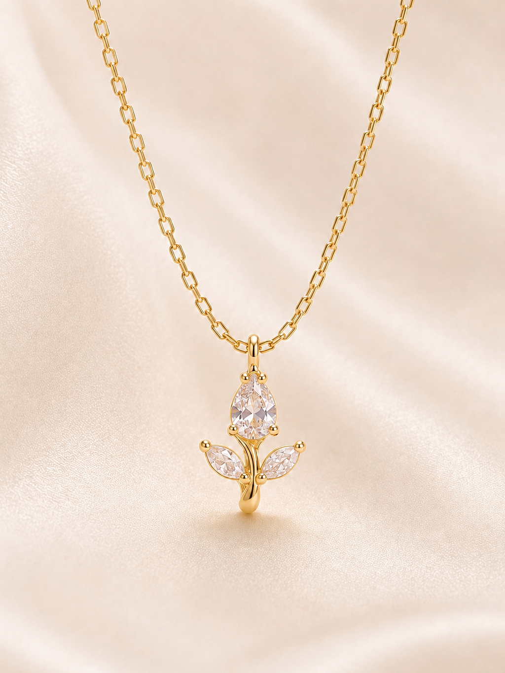 Ivory Tulip Necklace