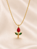 Rose Tulip Necklace