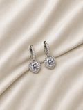 Alia Bhatt Diamond Heart Hoops