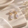 Diamond Tear Drop Earring