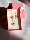 White Heart Gift Set