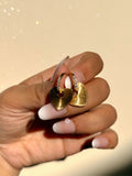Gold Heart Danglers