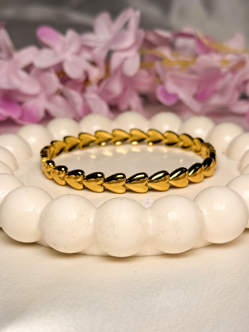 Golden Heart Bracelet