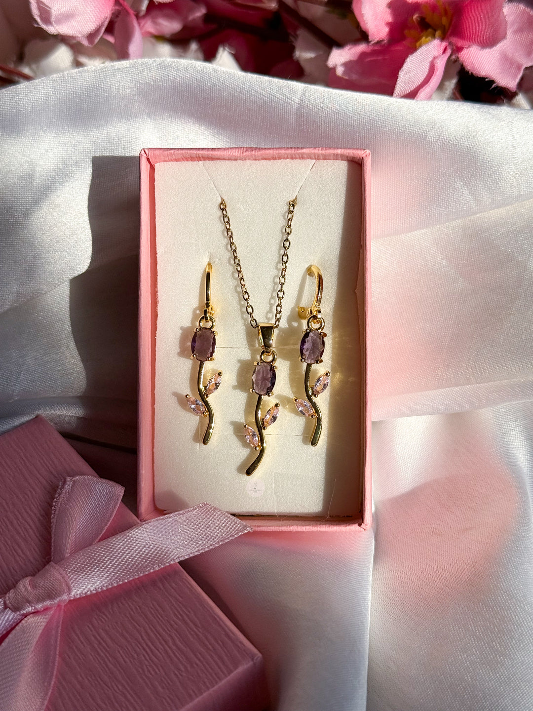 Lavender Pink Tulip Set