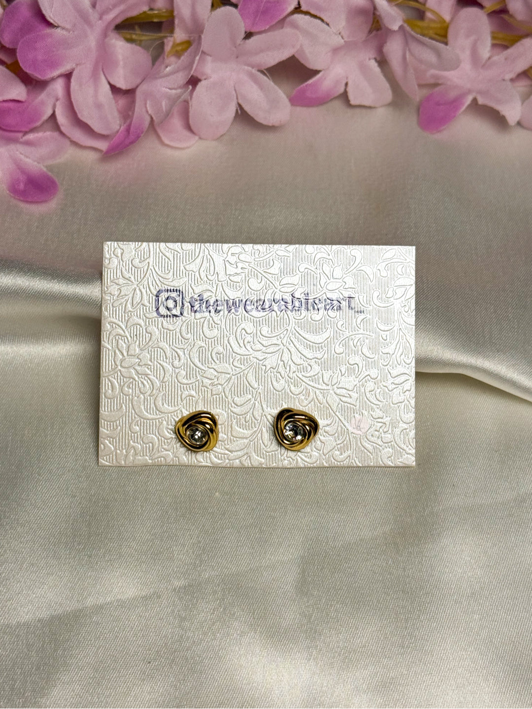 Diamond Gold Studs
