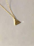 Triangle Evil Eye Necklace