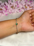 Emerald Heart Bracelet