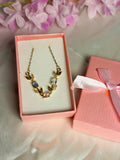 Lavender Pink Tulip Necklace