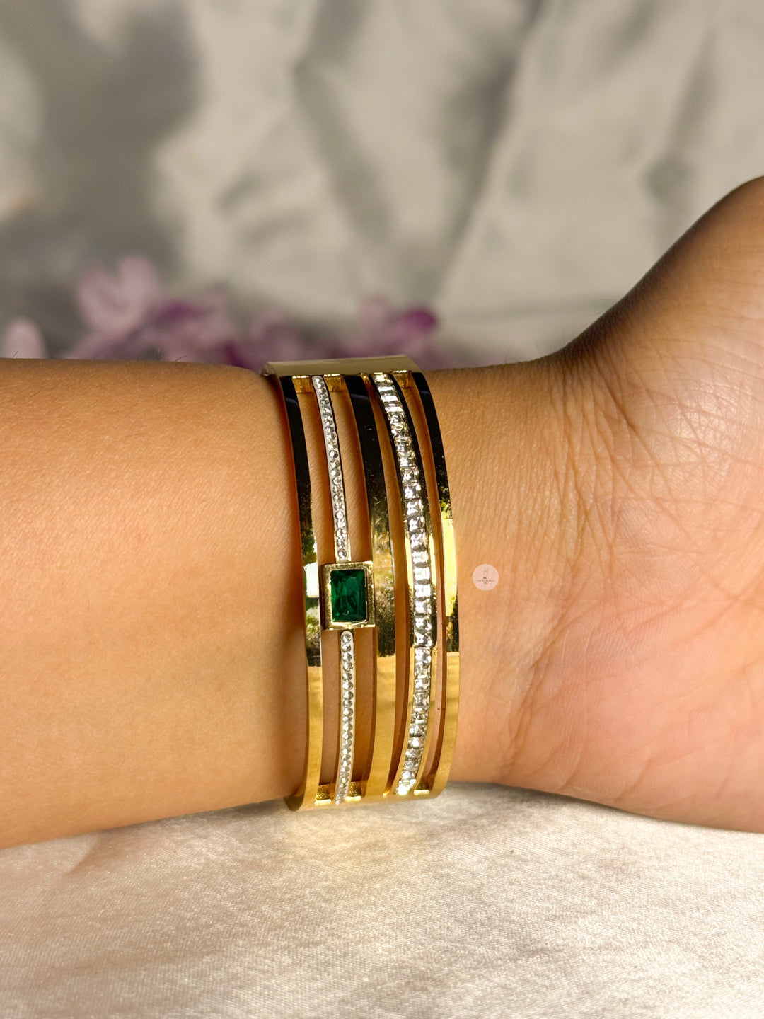 Emerald Baby Size Kada