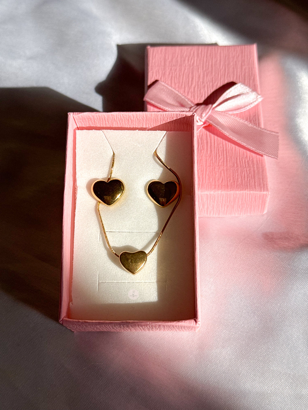 Gold Heart Gift Set